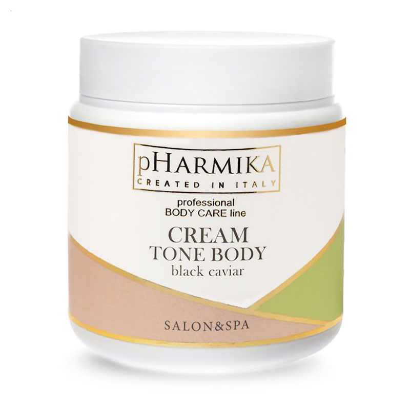 Крем для тонусу тіла pHarmika Cream Body Tone Black Caviar з чорною ікрою, 500 мл